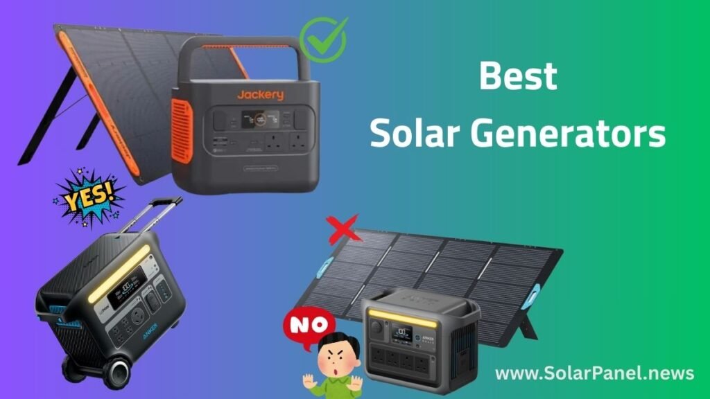 5 Best Solar Generators for Home Backup in 2025 (Tested & Reviewed) 4 Best solar generators 2025 compared with home backup systems and portable power stations