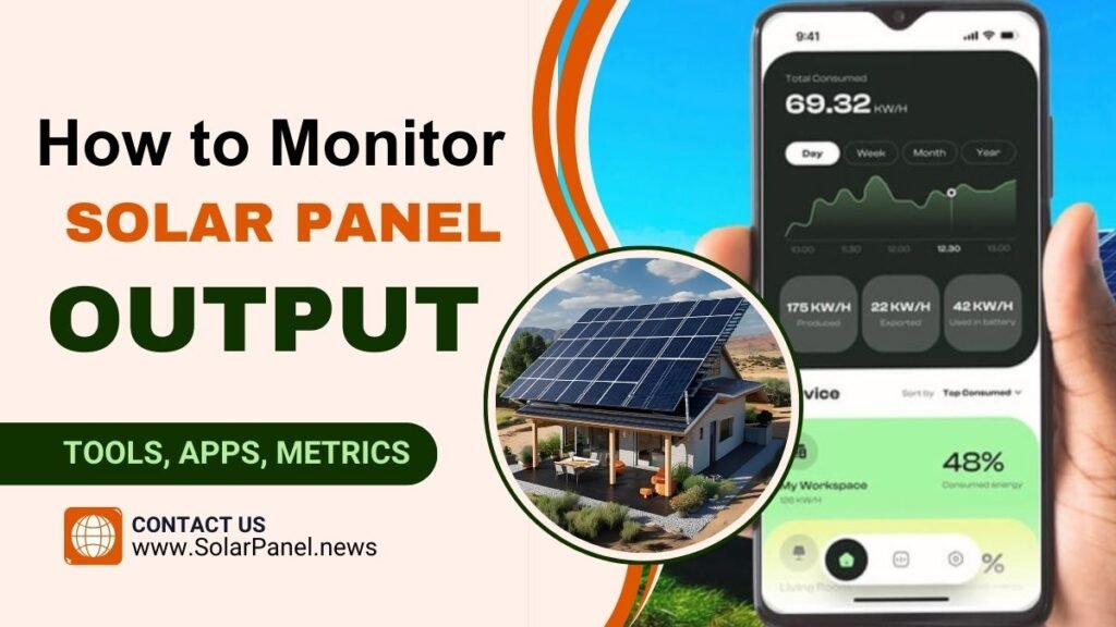 How to Monitor Solar Panel Output: Tools, Apps & Metrics 1 How to Monitor Solar Panel Output (Tools, Apps and Metrics)