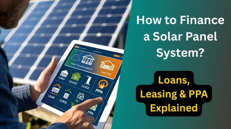 How to finance solar panels with loans, leases, and PPA (Complete guide)