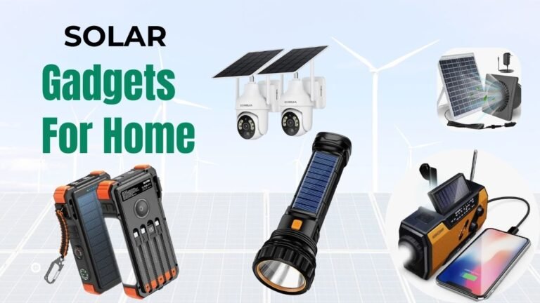 Top 10 Solar Gadgets For Home (You Can Actually Use)