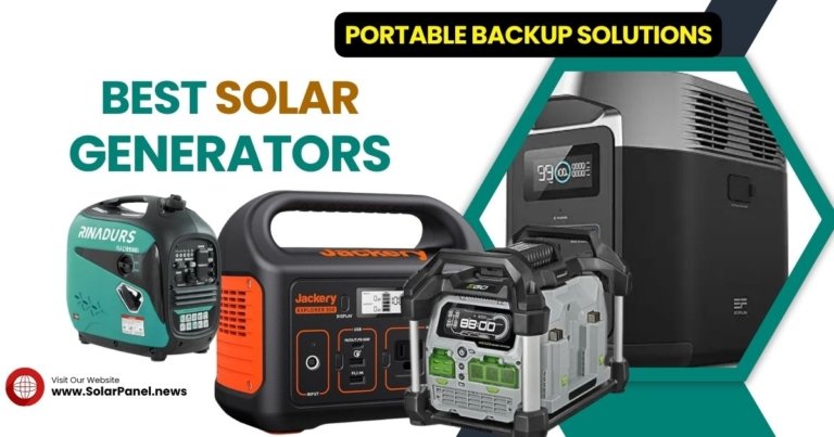 7 Best solar generators for power outages: portable backup power stations with solar panels for home emergency use