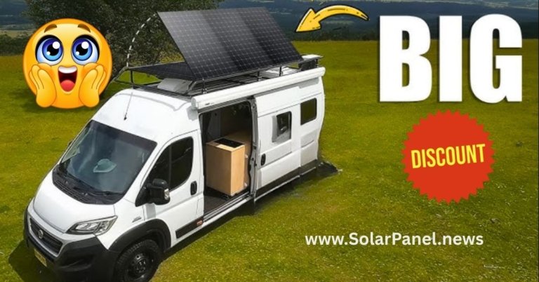 Discounted solar kits and accessories for van life from Amazon