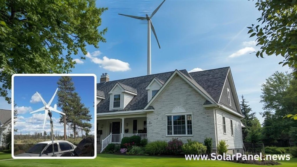 Best Residential Wind Power Generator For Home 1 Best residential wind power generator installation on a suburban house