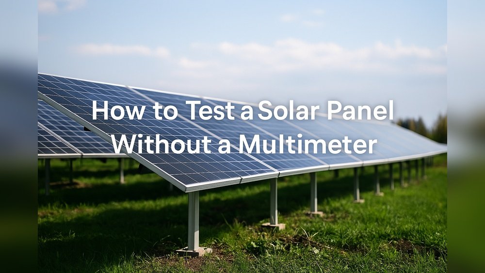 how to test a solar panel without a multimeter.jpg